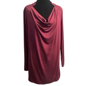 Women's Mitzi Collection Berry Deep Drape Tunic X-Large